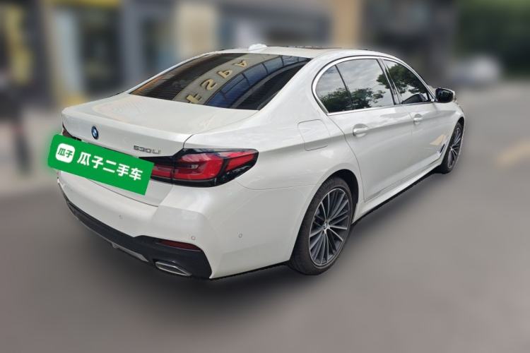 Used BMW 5 Series 2023 530Li Leading Model M Sport Package Rear Right 45 Deg