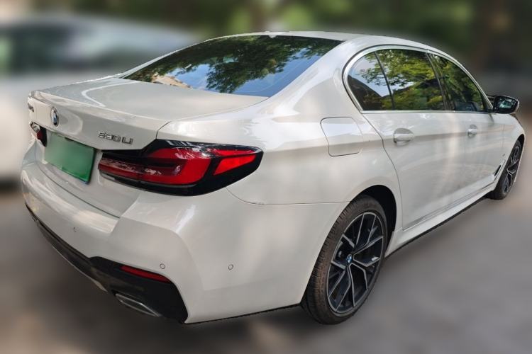 Used BMW 5 Series 2023 530Li Luxury Edition M Sport Package Rear Right 45 Deg