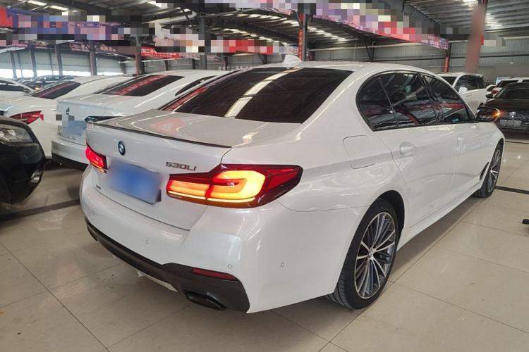Used BMW 5 Series 2023 530Li xDrive M Sport Package Rear Right 45 Deg