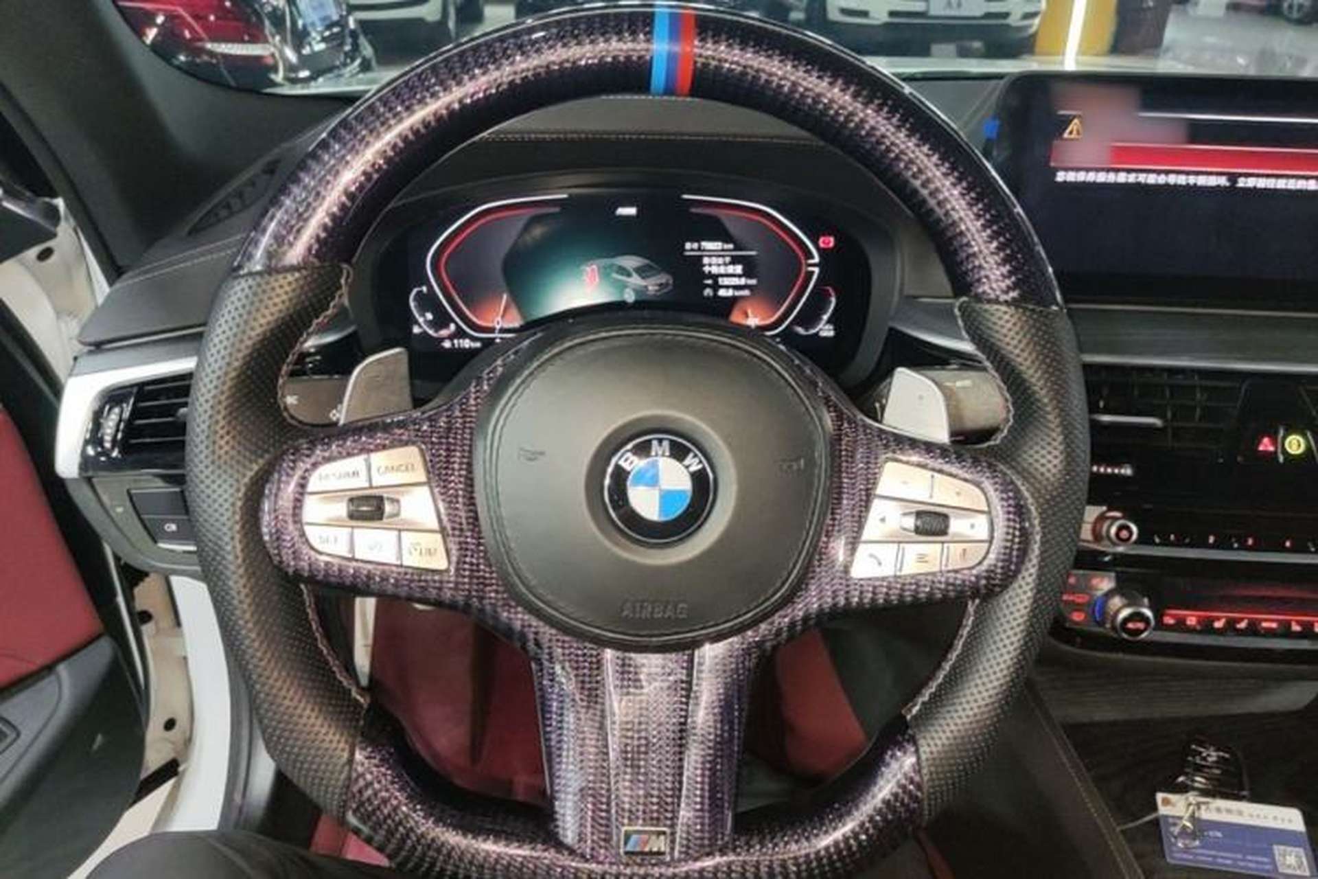 Used BMW 5 Series 2023 530Li Luxury Edition M Sport Package Steering Wheel