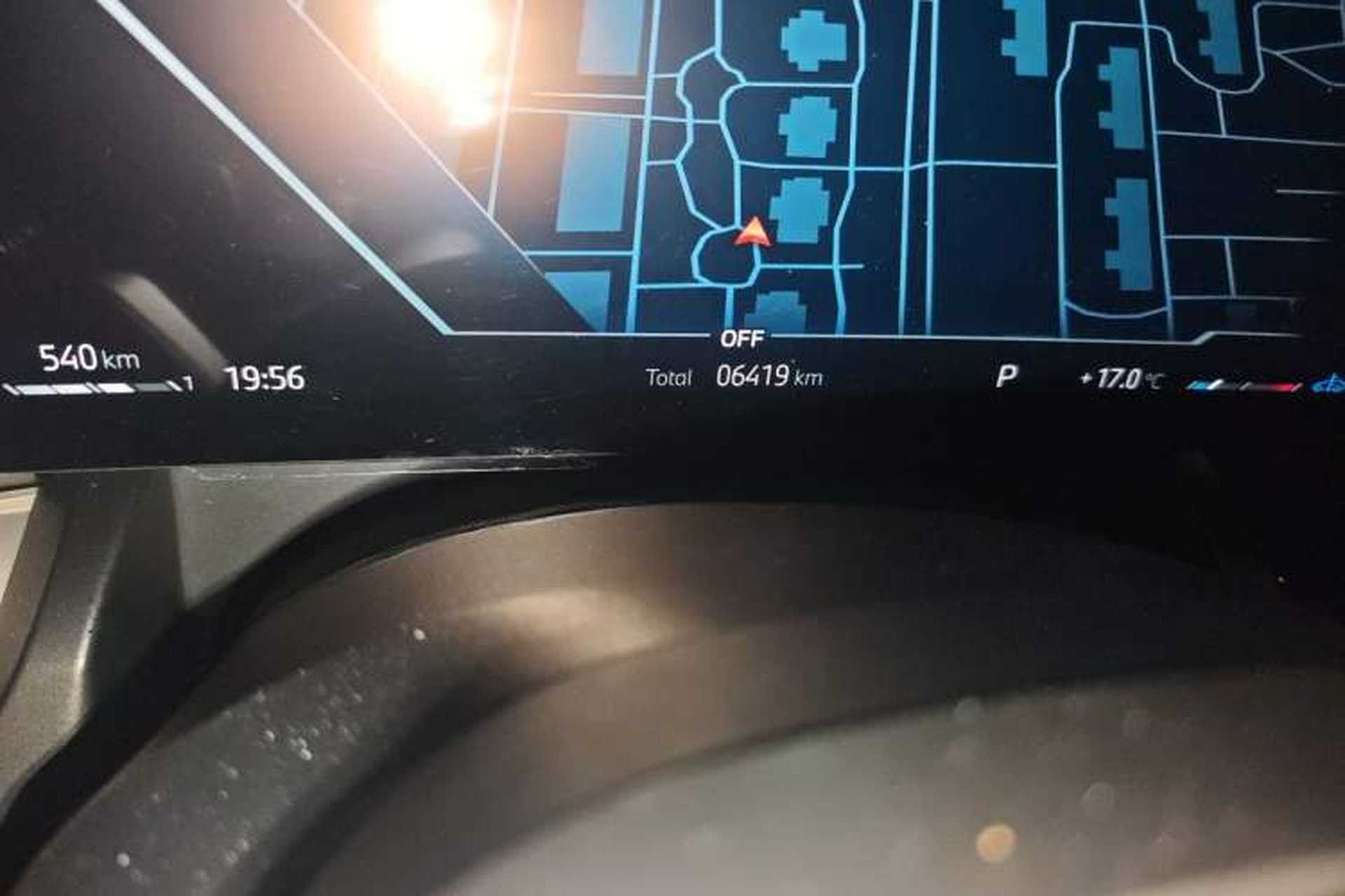 Used BMW 5 Series 2024 525Li M Sport Package Odometer Close Up