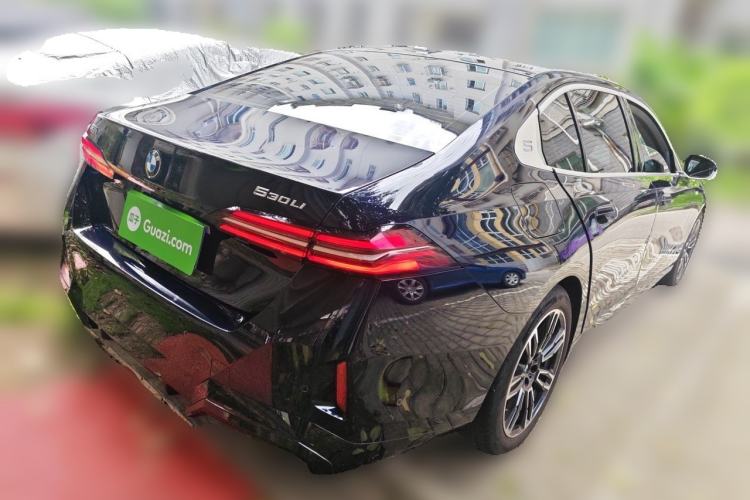 Used BMW 5 Series 2024 530Li Leading Model M Sport Package Rear Right 45 Deg
