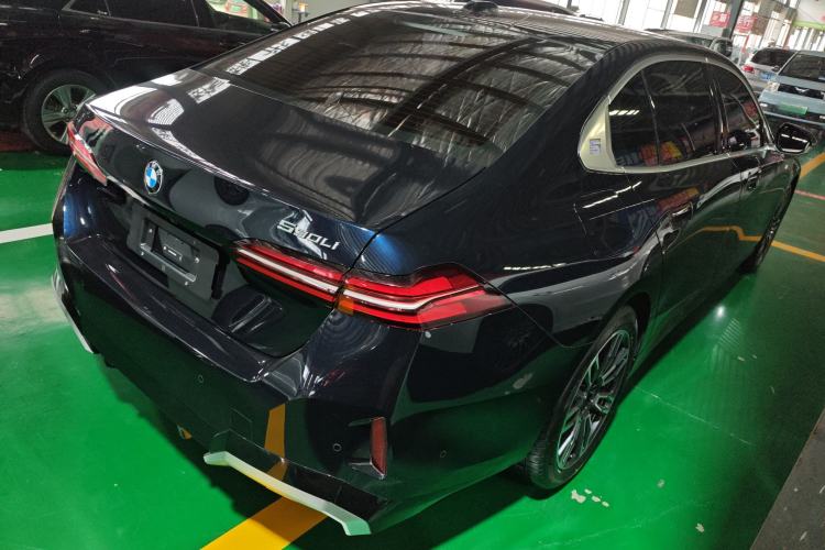 Used BMW 5 Series 2024 530Li Leading Model M Sport Package Rear Right 45 Deg