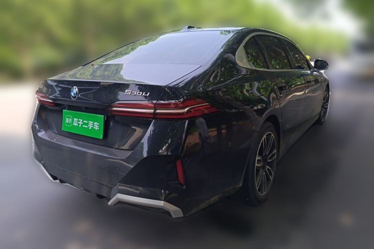 Used BMW 5 Series 2024 530Li Leading Model M Sport Package Rear Right 45 Deg