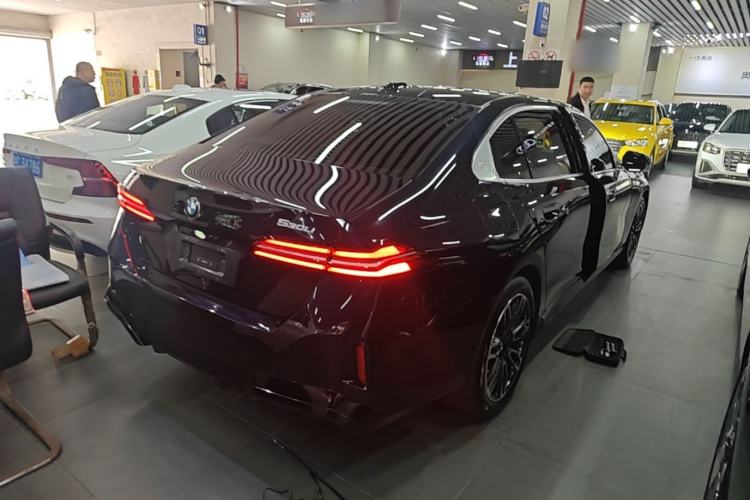 Used BMW 5 Series 2024 530Li Leading Model M Sport Package Rear Right 45 Deg