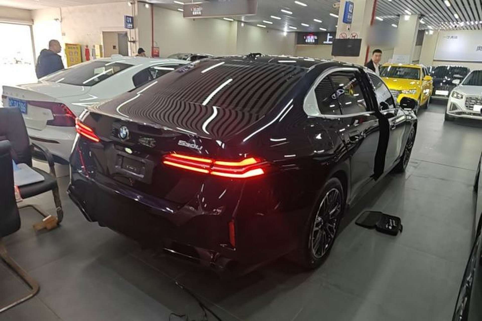 Used BMW 5 Series 2024 530Li Leading Model M Sport Package Rear Right 45 Deg