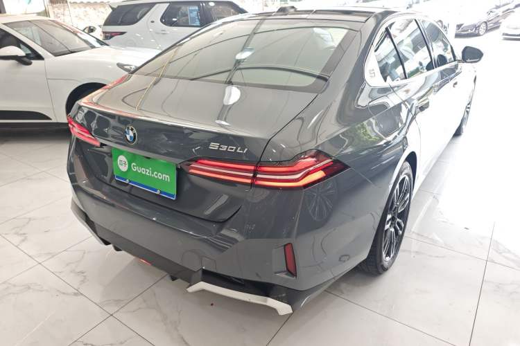 Used BMW 5 Series 2024 530Li Leading Model M Sport Package Rear Right 45 Deg