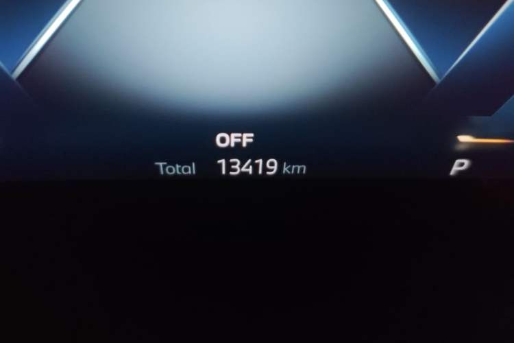 Used BMW 5 Series 2024 525i M Sport Package Odometer Close Up