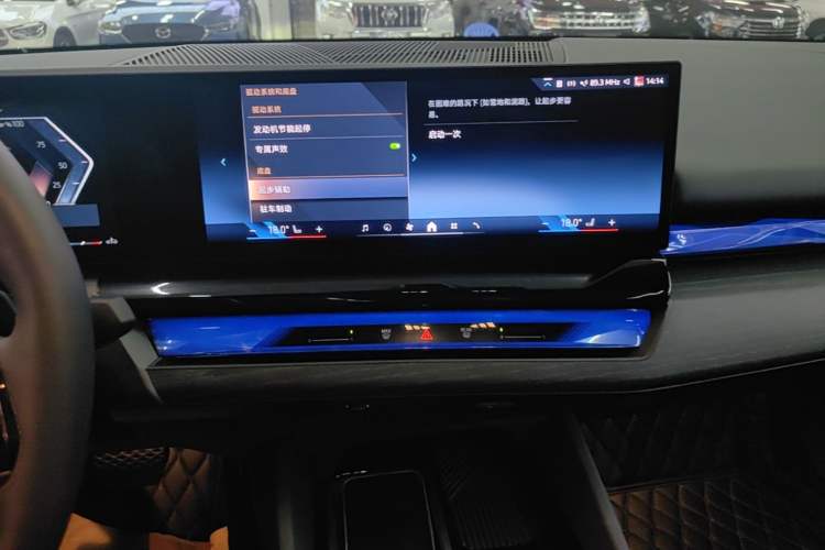 Used BMW 5 Series 2024 530Li Leading Luxury Package Audio And AC Panel