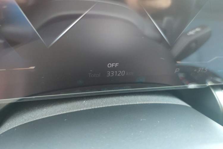 Used BMW 5 Series 2024 530Li Luxury Package Premium Edition Odometer Close Up