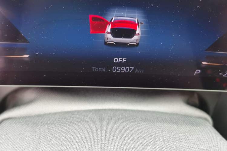Used BMW 5 Series 2024 525Li M Sport Package Odometer Close Up