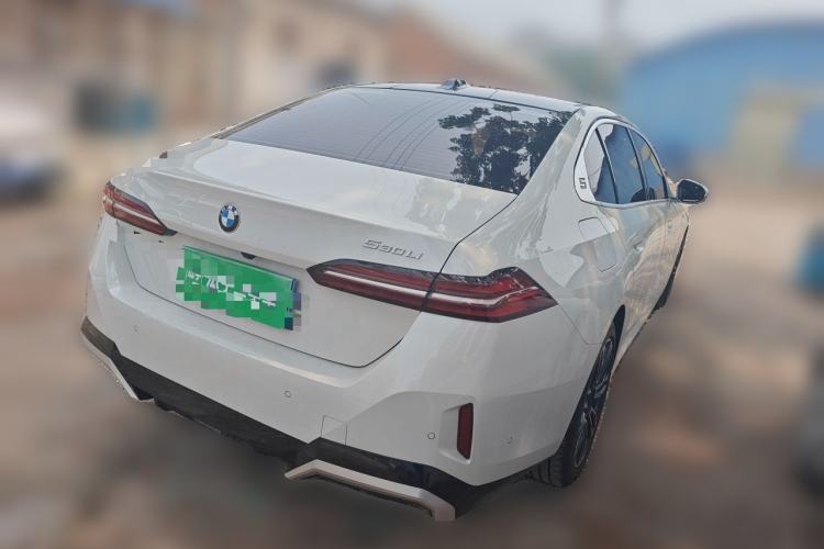 Used BMW 5 Series 2024 530Li Leading Model M Sport Package Rear Right 45 Deg