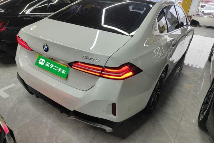 Used BMW 5 Series 2024 530Li Leading Model M Sport Package Rear Right 45 Deg