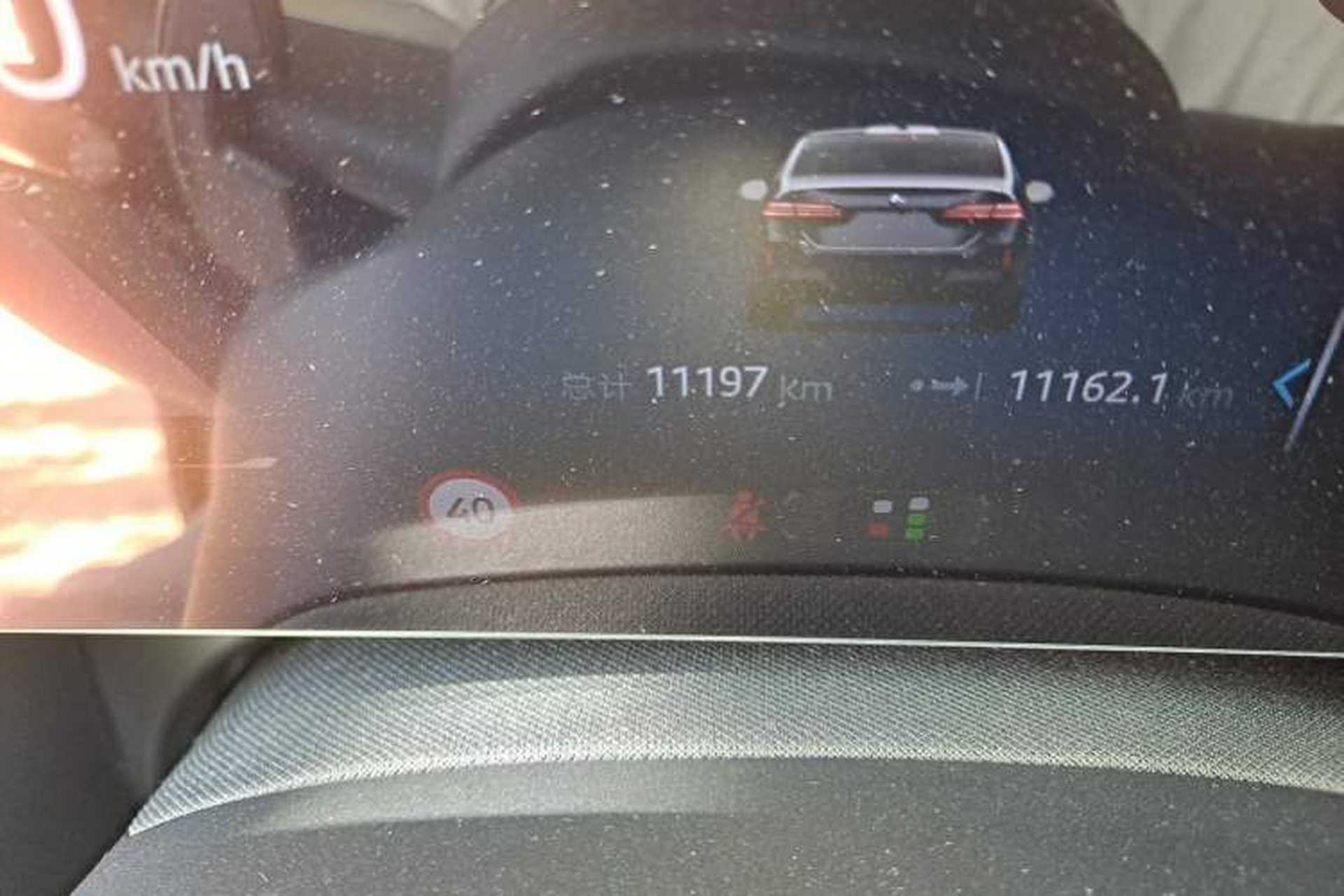 Used BMW 5 Series 2025 530Li Leading Model M Sport Package Odometer Close Up