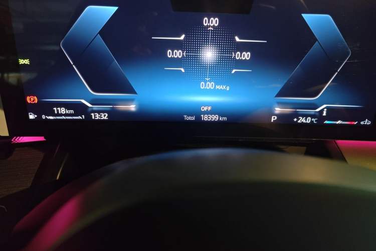 Used BMW 5 Series 2025 530Li Luxury Edition M Sport Package Odometer Close Up