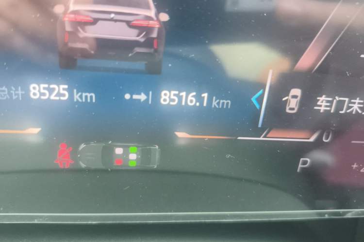 Used BMW 5 Series 2025 525Li M Sport Package Odometer Close Up