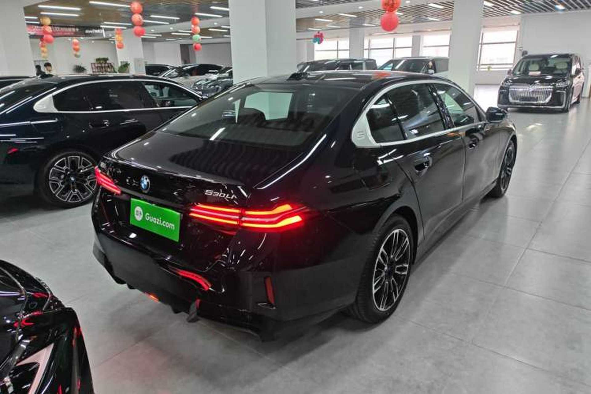 Used BMW 5 Series 2026 Facelift Model 530Li Leading Edition M Sport Package Rear Right 45 Deg