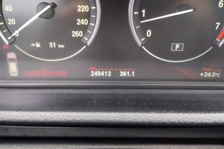 Used BMW 5 Series GT 2011 535i Elegant Edition Odometer Close Up