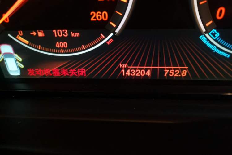 Used BMW 5 Series GT 2014 528i Leading Model Odometer Close Up