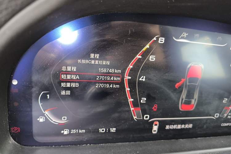 Used BMW 5 Series GT 2014 528i Luxury Edition Odometer Close Up