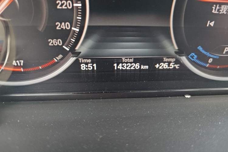 Used BMW 5 Series GT 2015 528i Leading Model Odometer Close Up