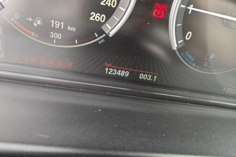 Used BMW 5 Series New Energy 2015 530Le Odometer Close Up