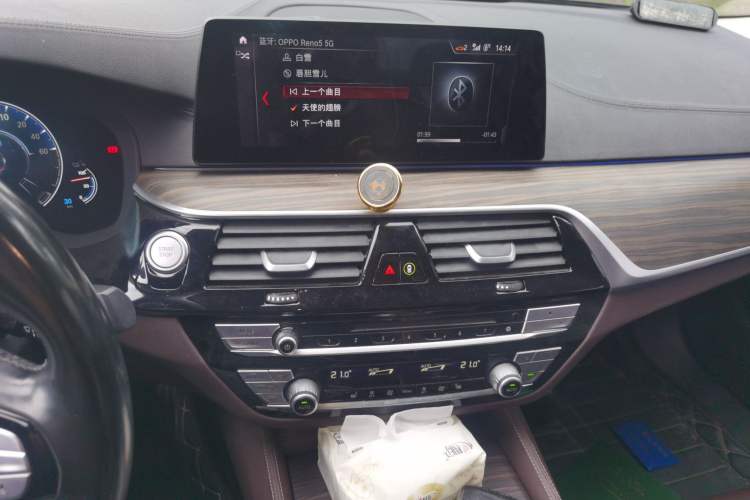 Used BMW 5 Series New Energy 2019 Updated Version 530Le Luxury Package Audio And AC Panel