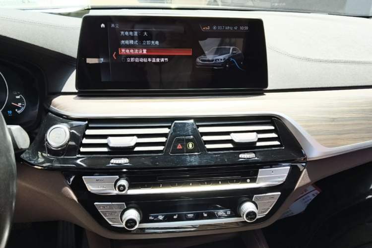 Used BMW 5 Series New Energy 2019 530Le Luxury Package Audio And AC Panel