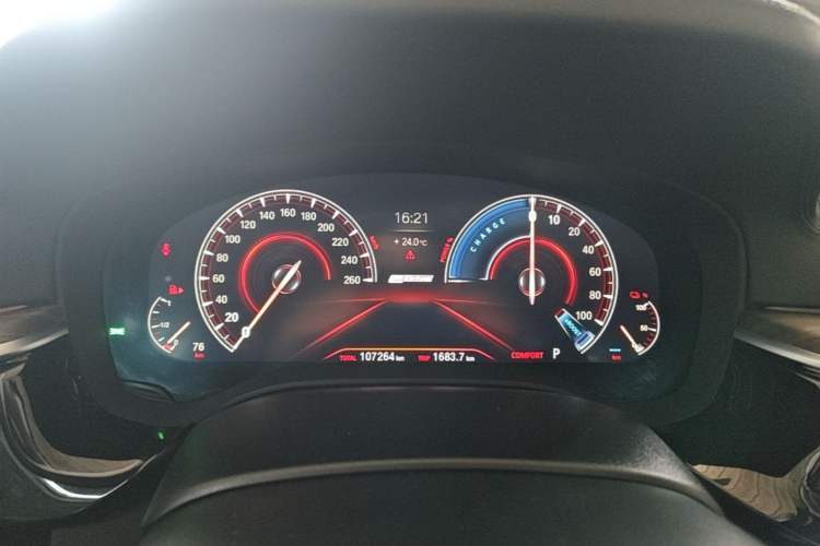 Used BMW 5 Series New Energy 2019 Updated Version 530Le Luxury Package Instrument Cluster