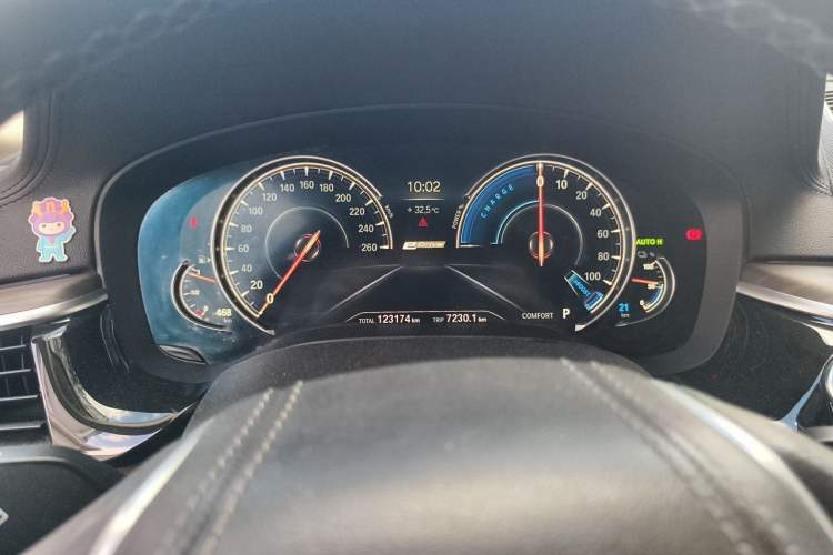 Used BMW 5 Series New Energy 2019 530Le Luxury Package Odometer Close Up