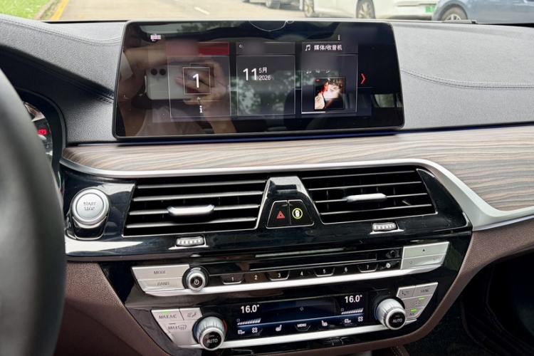 Used BMW 5 Series New Energy 2019 530Le Luxury Package Audio And AC Panel
