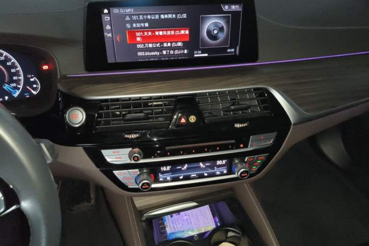 Used BMW 5 Series New Energy 2019 530Le Luxury Package Audio And AC Panel