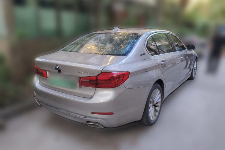 Used BMW 5 Series New Energy 2019 Updated Version 530Le Luxury Package Rear Right 45 Deg