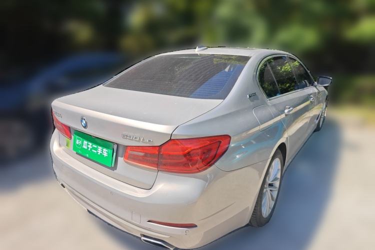 Used BMW 5 Series New Energy 2019 Updated Version 530Le Luxury Package Rear Right 45 Deg
