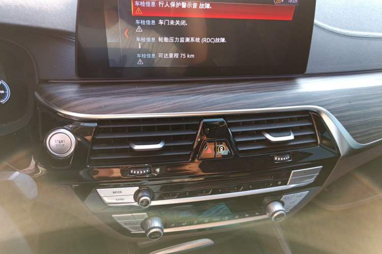 Used BMW 5 Series New Energy 2019 Updated Version 530Le Luxury Package Audio And AC Panel