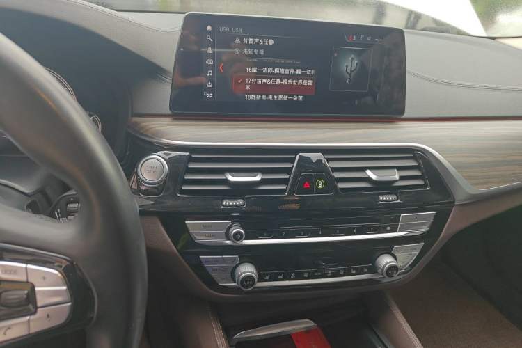 Used BMW 5 Series New Energy 2019 530Le Pioneer Edition Audio And AC Panel