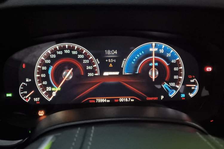 Used BMW 5 Series New Energy 2019 Updated Version 530Le Luxury Package Instrument Cluster