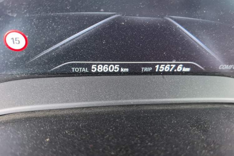 Used BMW 5 Series New Energy 2019 530Le Luxury Package Odometer Close Up