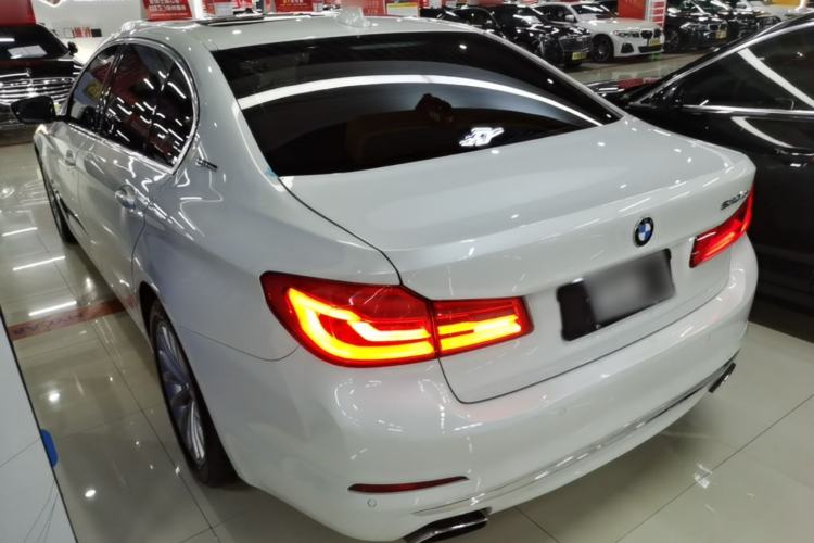 Used BMW 5 Series New Energy 2019 Updated 530Le Pioneer Edition Rear Left 45 Deg