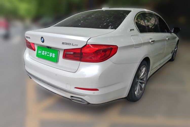 Used BMW 5 Series New Energy 2019 530Le Luxury Package Rear Right 45 Deg
