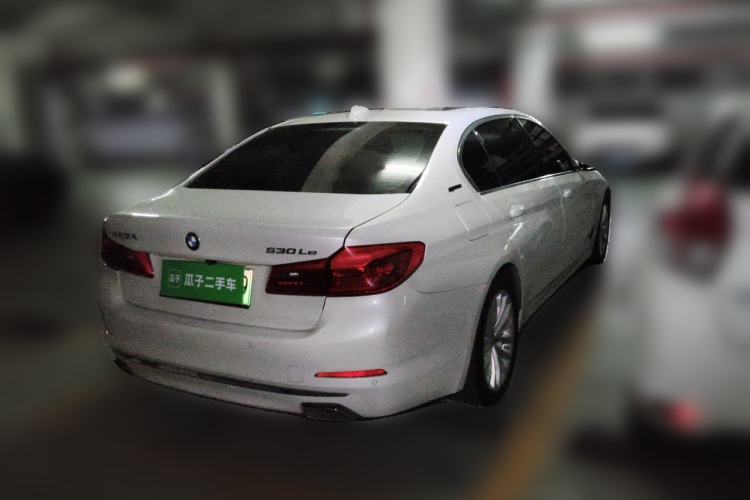 Used BMW 5 Series New Energy 2019 Updated Version 530Le Luxury Package Rear Right 45 Deg