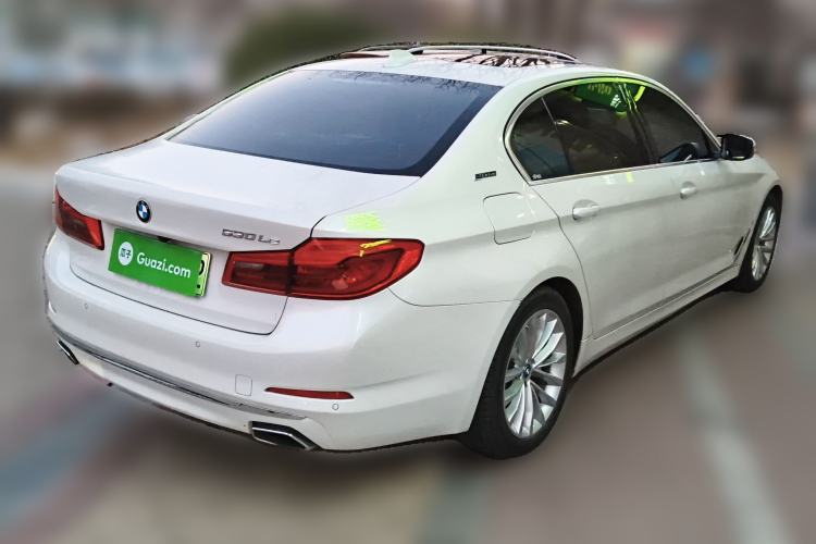 Used BMW 5 Series New Energy 2019 Updated Version 530Le Luxury Package Rear Right 45 Deg