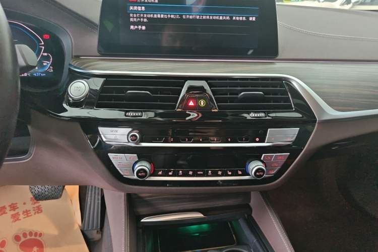 Used BMW 5 Series New Energy 2020 Mileage Upgrade Version 530Le Pioneer Edition Audio And AC Panel
