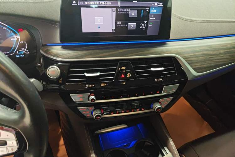Used BMW 5 Series New Energy 2020 530Le Luxury Package Audio And AC Panel