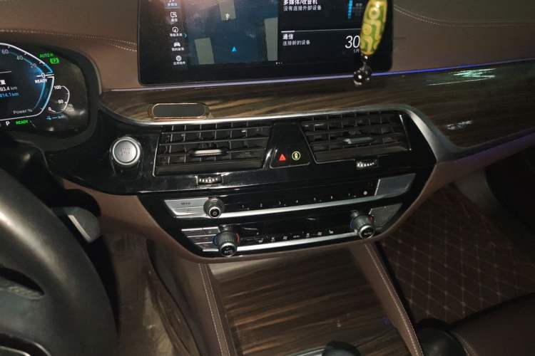 Used BMW 5 Series New Energy 2020 Mileage Upgrade Version 530Le Luxury Package Audio And AC Panel