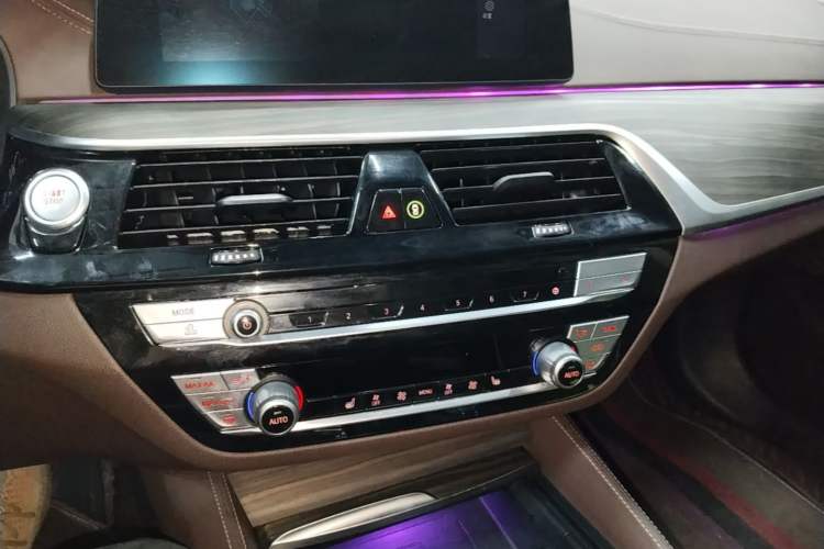 Used BMW 5 Series New Energy 2020 Mileage Upgrade Version 530Le Luxury Package Audio And AC Panel