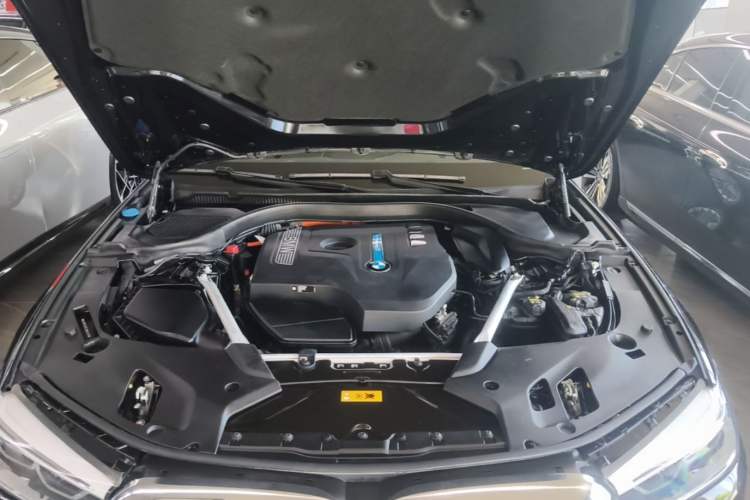 Used BMW 5 Series New Energy 2020 Mileage Upgrade Version 530Le Luxury Package Engine Bay