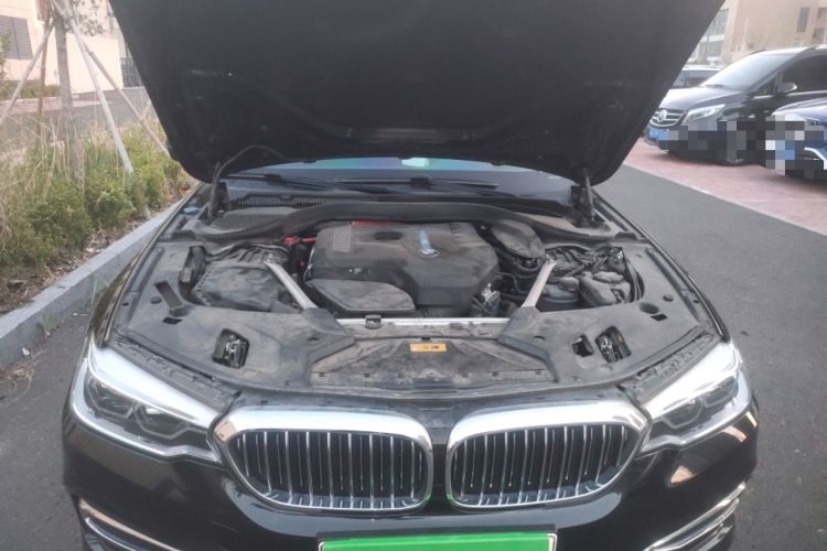 Used BMW 5 Series New Energy 2020 Mileage Upgrade Version 530Le Luxury Package Engine Bay