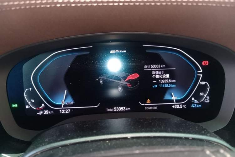 Used BMW 5 Series New Energy 2020 Mileage Upgrade Version 530Le Luxury Package Instrument Cluster