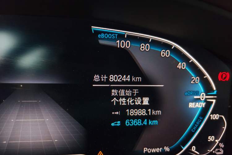 Used BMW 5 Series New Energy 2020 530Le Luxury Package Odometer Close Up